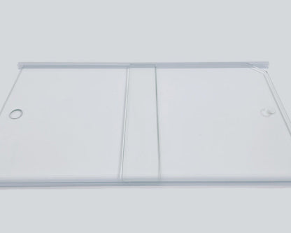 Couvercle coulissant en verre pour aquarium 120x40cm / Droite - Gauche