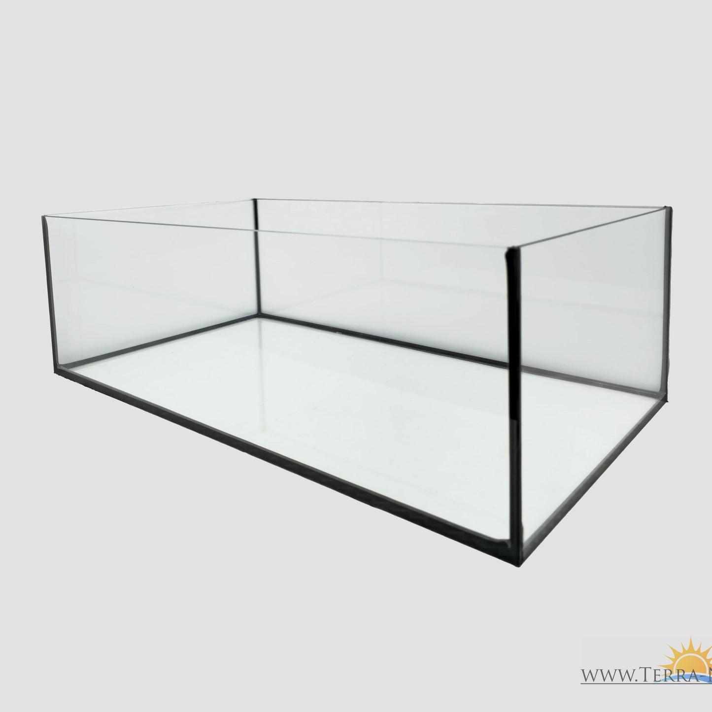 Aquarium 76x38x20cm für Kallax Regal 57,7 Liter schwarz