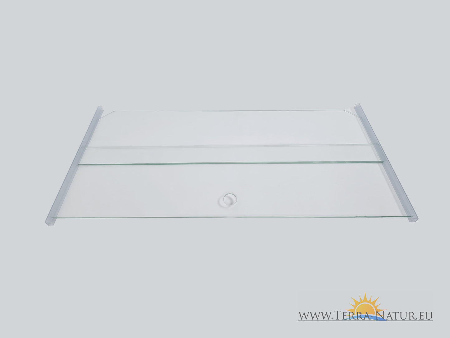 Aquarium Abdeckung / Glas-Schiebeabdeckung  100x40cm / Vorne-Hinten