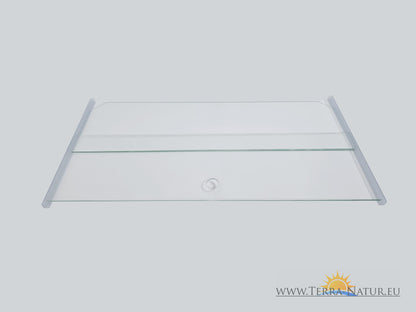 Aquarium Abdeckung / Glas-Schiebeabdeckung  100x40cm / Vorne-Hinten