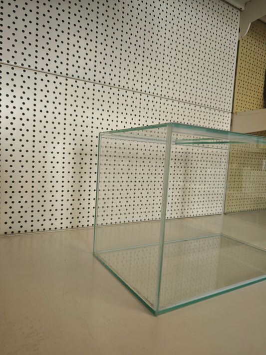 Aquarium 38x22x25 verre flotté 4mm, 20,9 litres avec couvercle