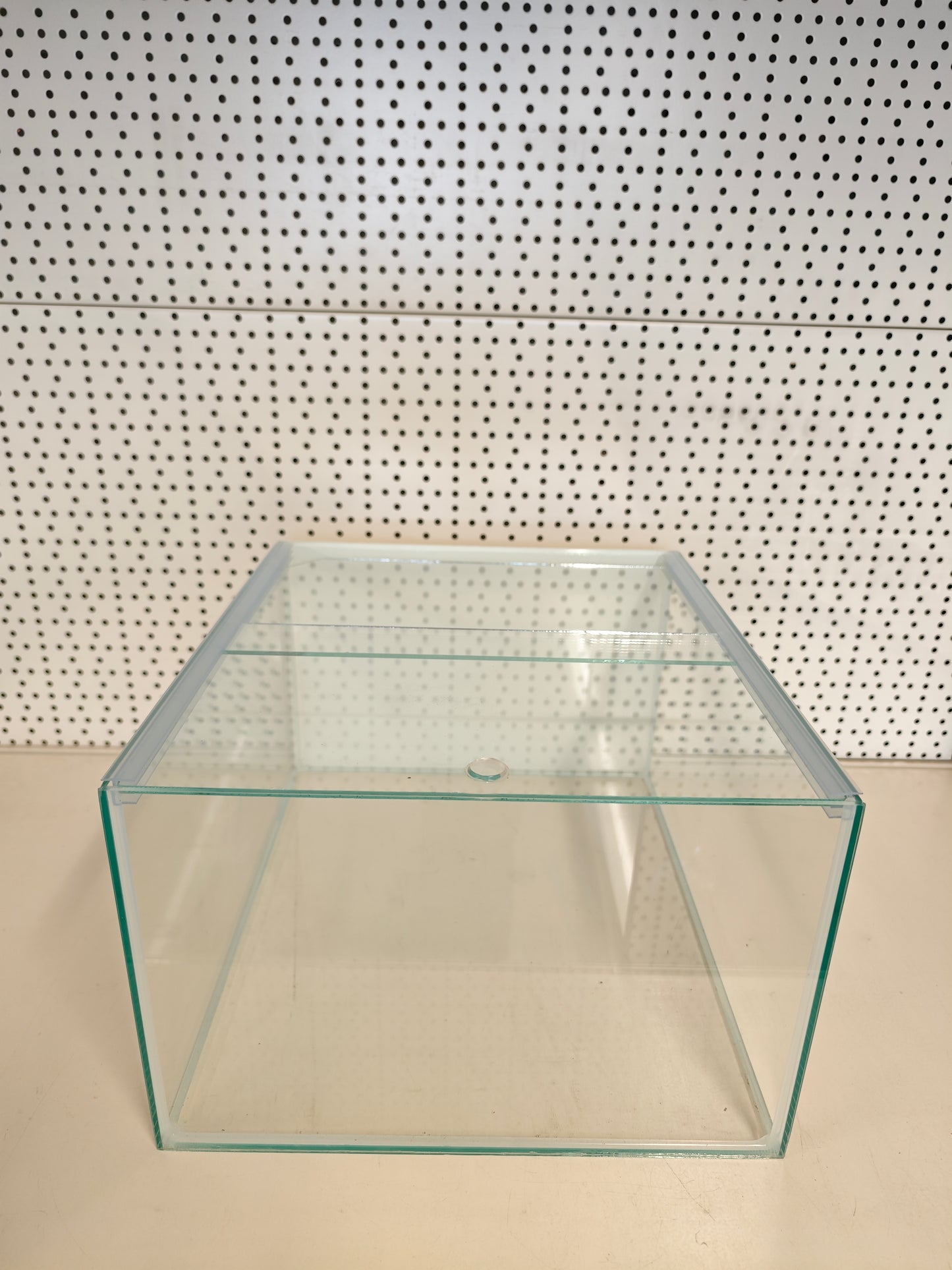 Aquarium 33x38x22 für Kallax Regal, weiße Rückwand