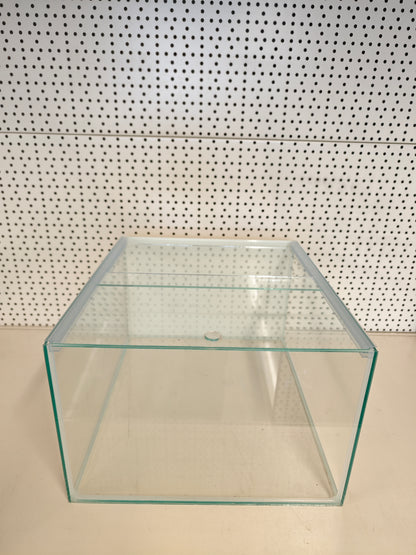 Aquarium 33x38x22 für Kallax Regal, weiße Rückwand