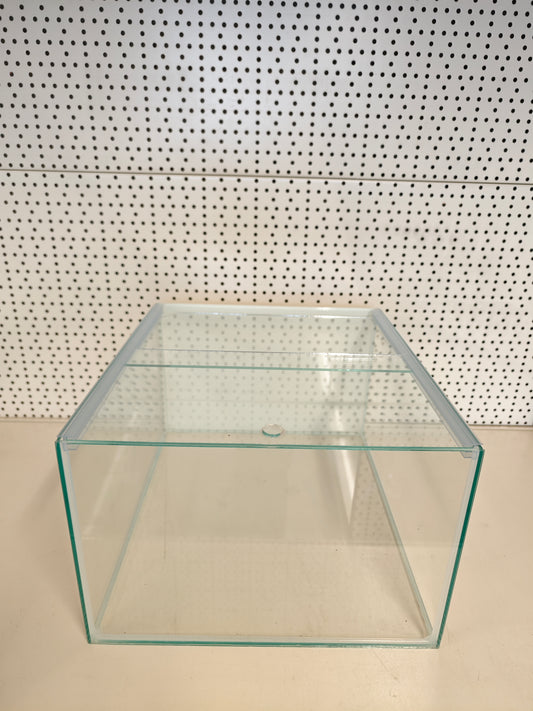 Aquarium 33x38x22 für Kallax Regal, weiße Rückwand